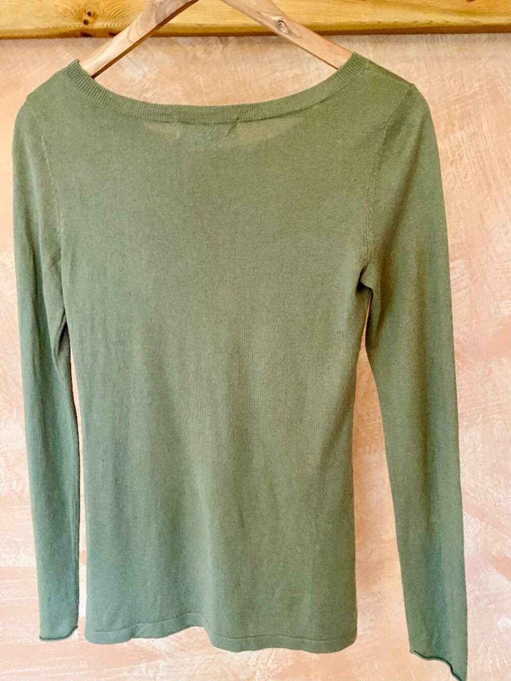 Michael Michael Kors 85% Silk 15% Cashmere Fine-Knit Ballet-Neck Pullover Xs View 2